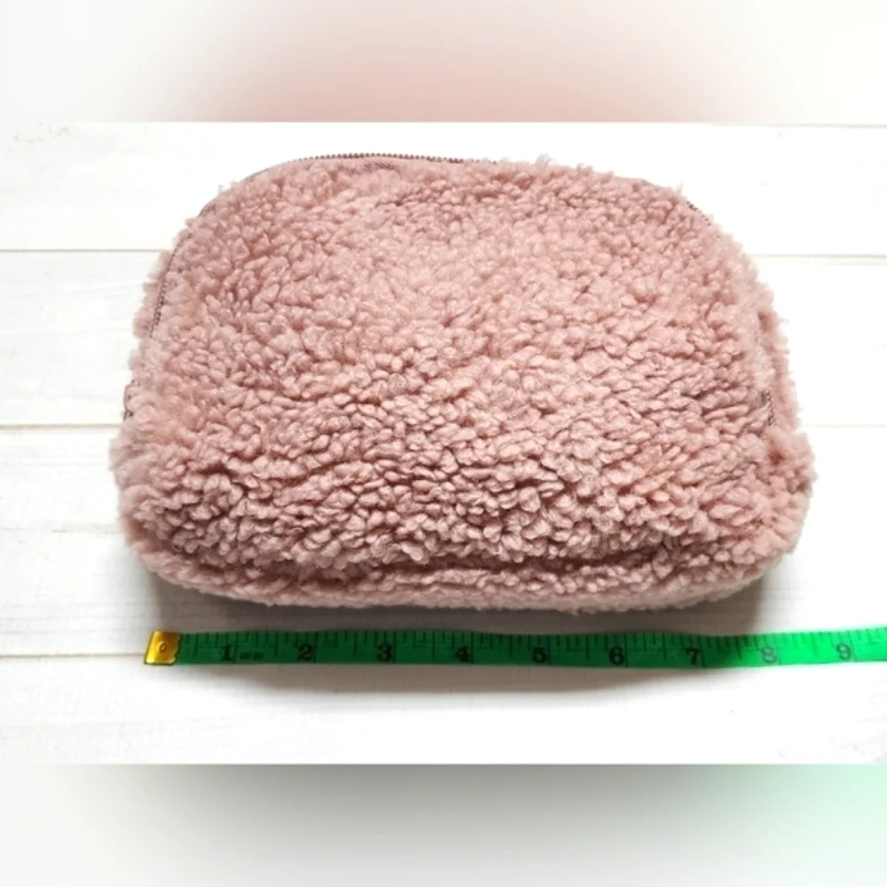 Pink Sherpa Fuzzy Belt Bag - New Without Tags